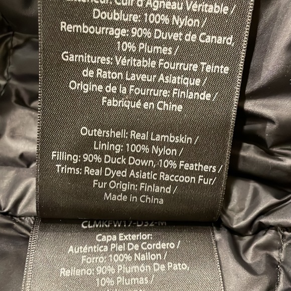 Mackage YOANA removable fur leather jacket xxs - Picture 2 of 6